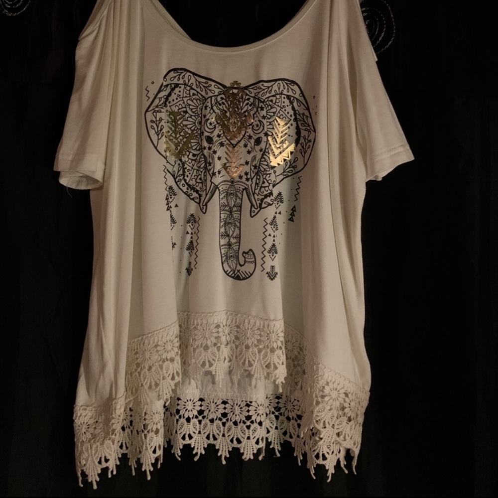 Tribal elephant shirt